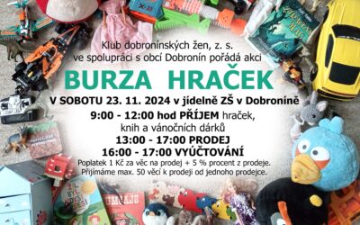 Burza hraček Dobronín